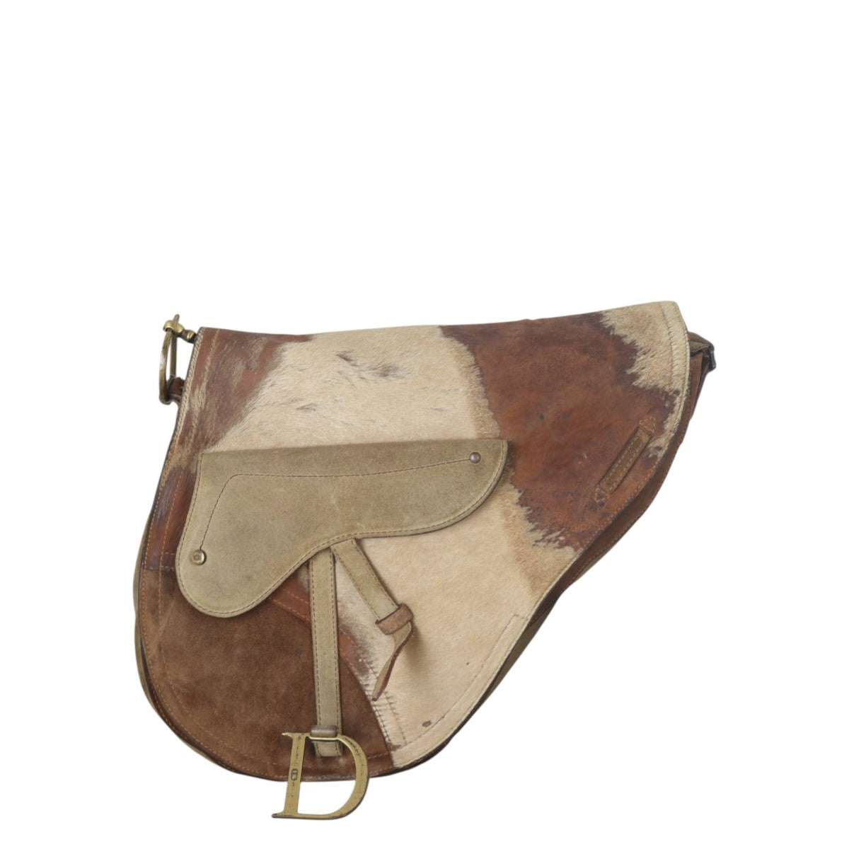Dior Baudrier Saddle Bag Ponyhair Travel Bag
