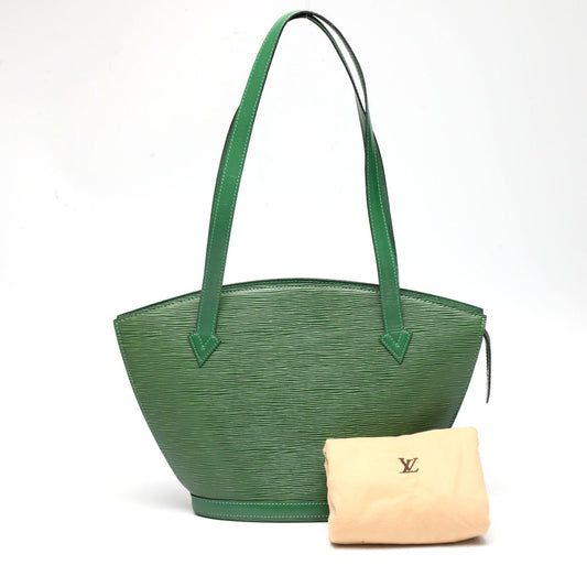 Louis Vuitton M52334 Epi Borneo Epi Borneo Leather Green Tote Bag
