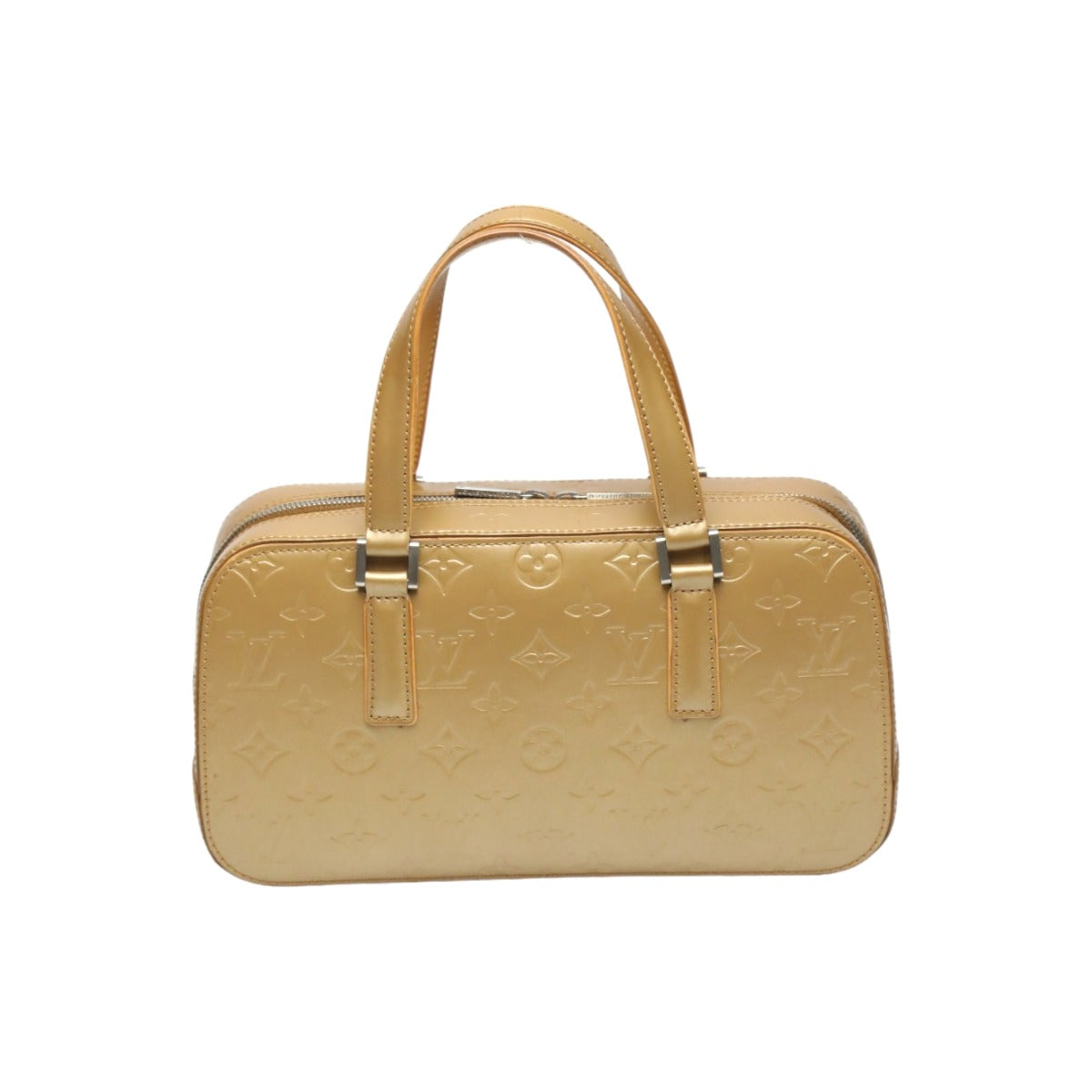 Louis Vuitton M55177 mat Matt mat Shelton Monogram Gold Handbag