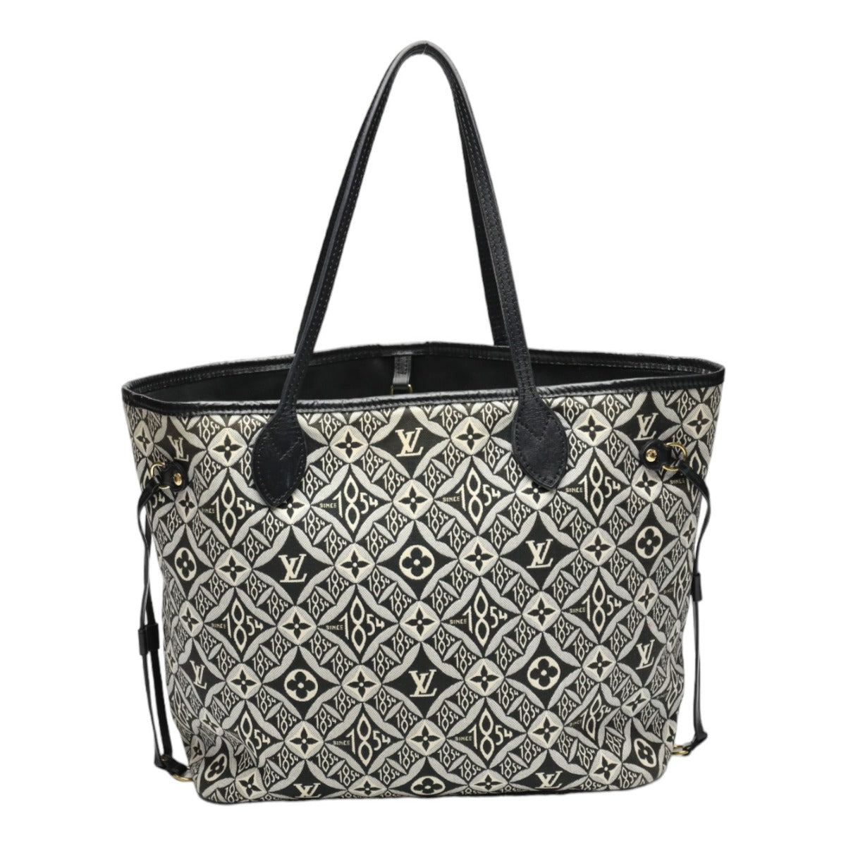 Louis Vuitton M57230 Chagard since Neverfull MM Monogram Gray Tote Bag