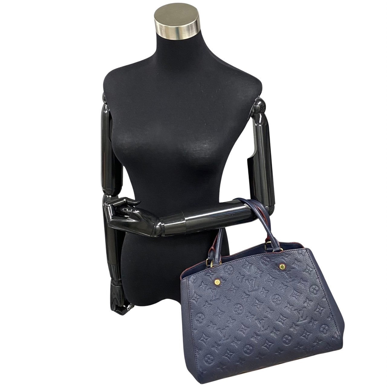 Louis Vuitton M42746 Ann Platt Ann Platt Monogram Navy Shoulder Bag