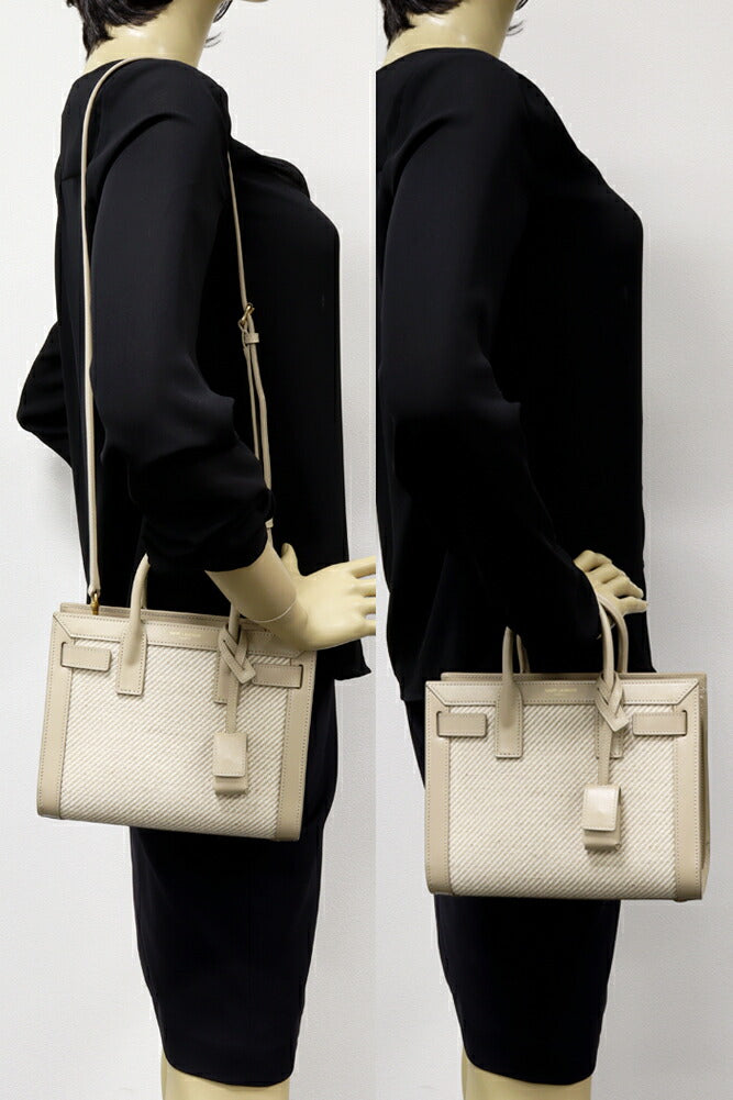 YSL Saint Laurent Paris Calf Sac De Jour 2Way Bag Ct Travel Bag