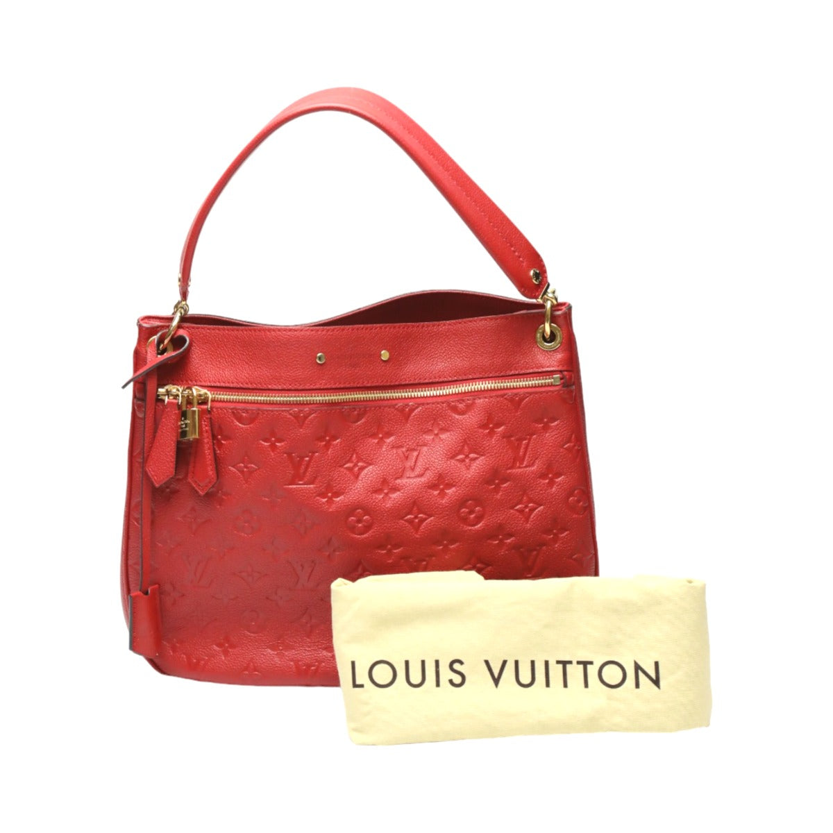 Louis Vuitton M42820 Ann Platt one Ann Monogram Red Belt