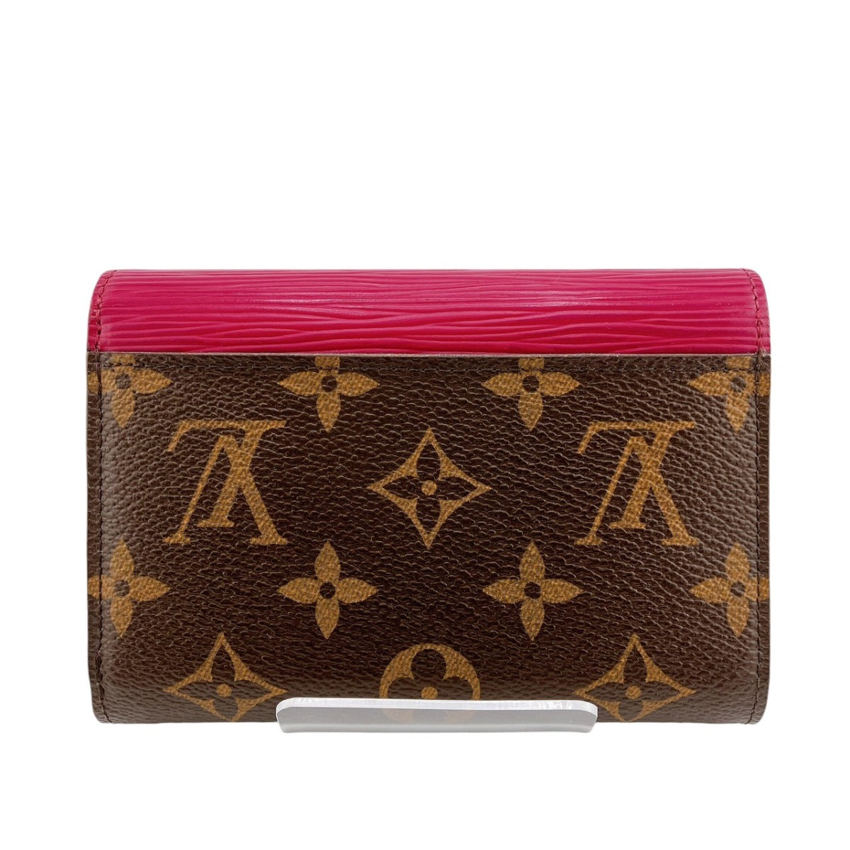 Louis Vuitton Tri-fold M60494 Epi Portefeuille - Monogram Leather Canvas Red Wallet Case