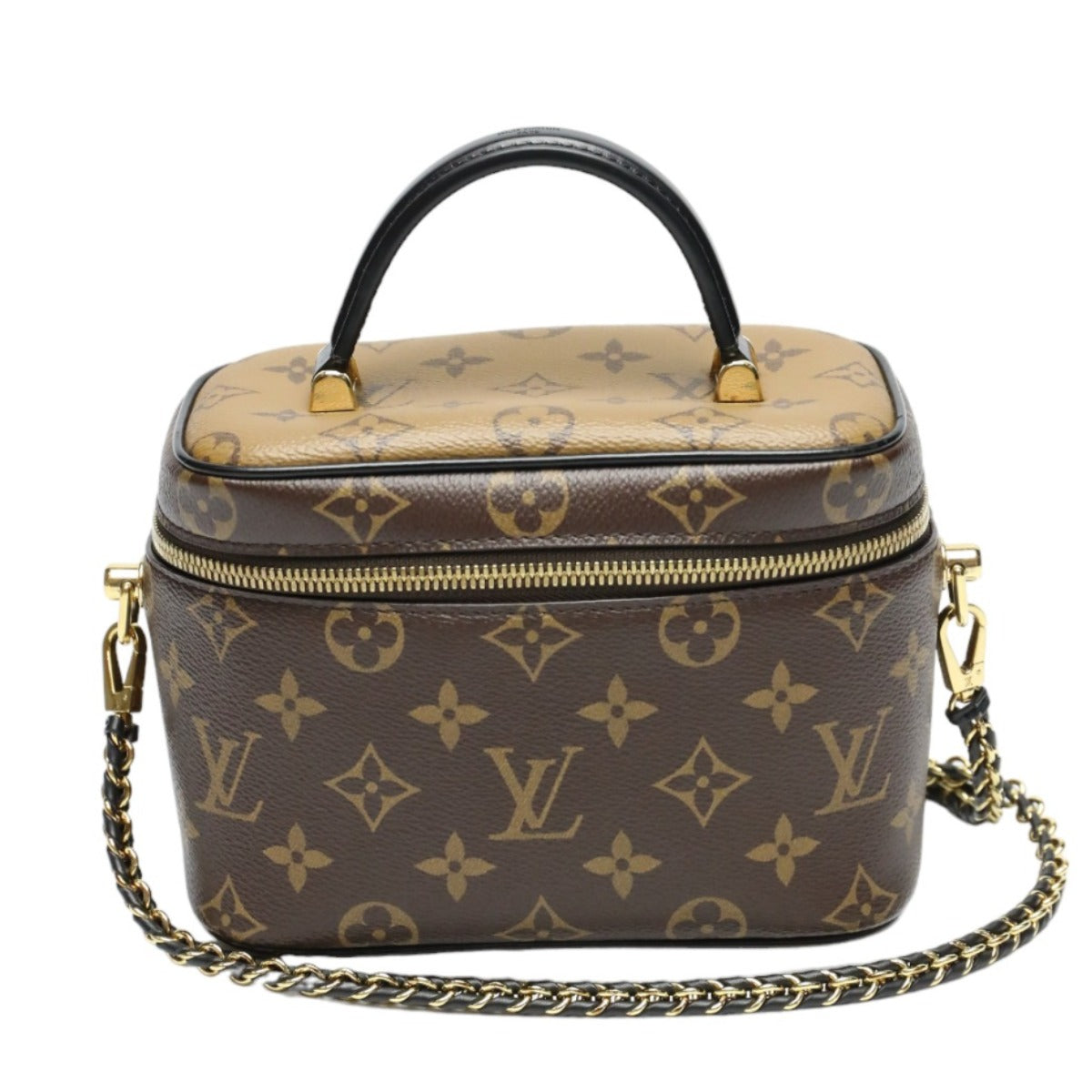 Louis Vuitton M45165 2WAY Vanity NV PM Monogram Canvas Brown Shoulder Bag