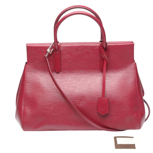 Louis Vuitton M94615 Epi Fuchsia 2 way Leather Handbag