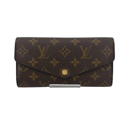 Louis Vuitton Long Purse M60531 Portefeuille Sara Monogram Canvas Brown Wallet Case 3
