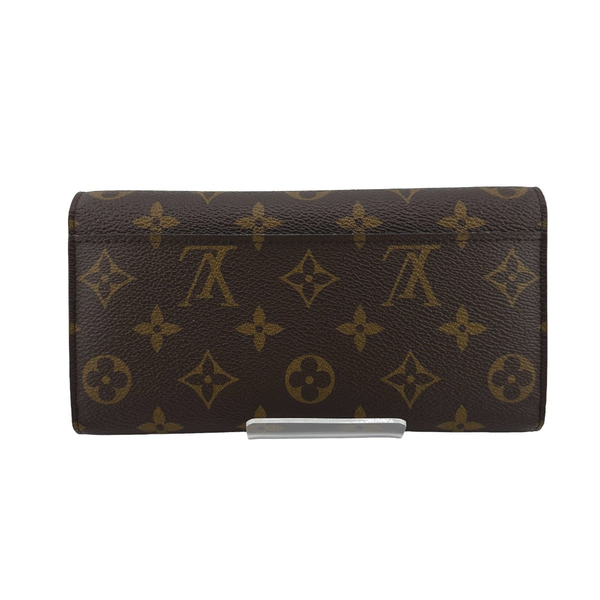 Louis Vuitton Long Purse M60531 Portefeuille Sara Monogram Canvas Brown Wallet Case 3