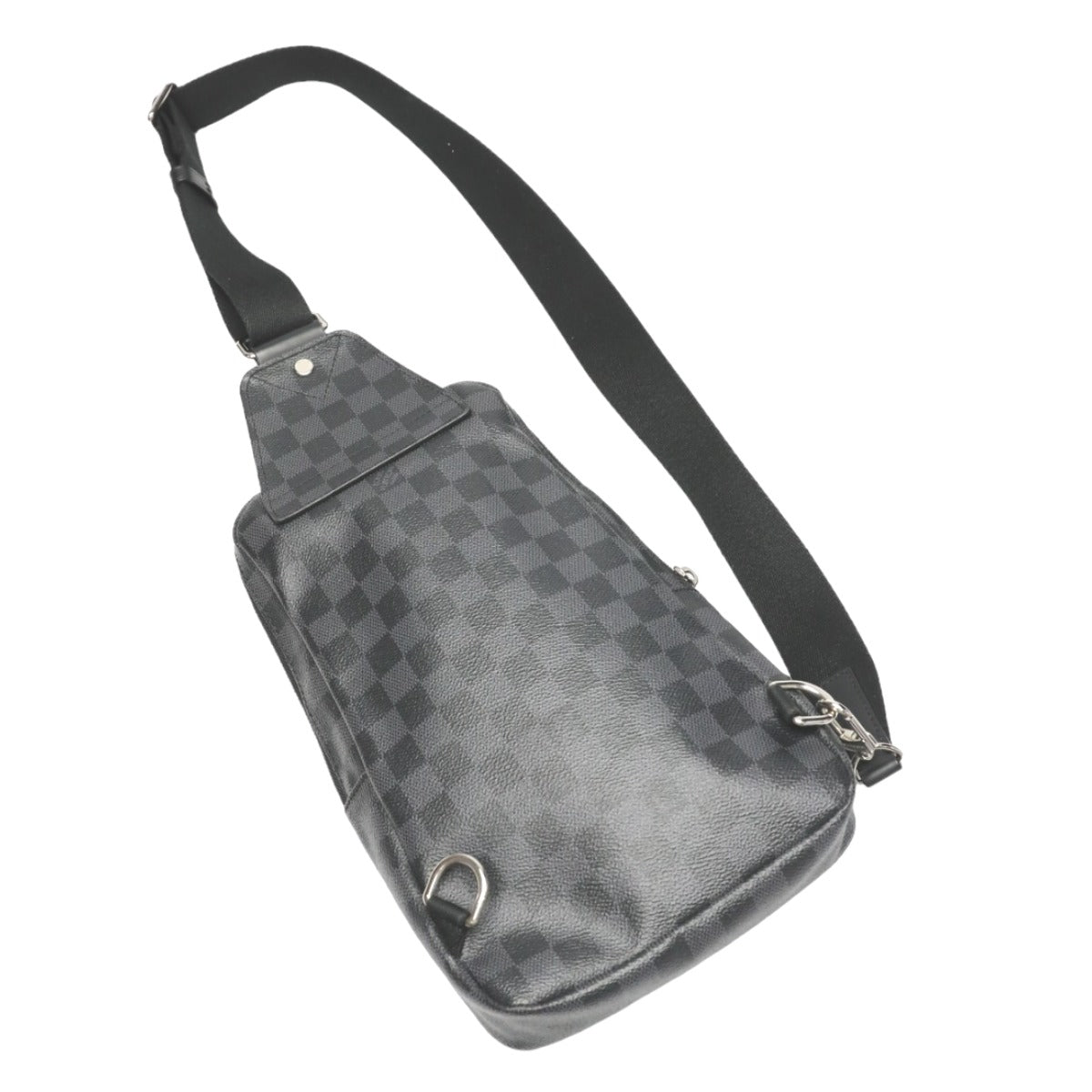 Louis Vuitton N41719 Damier Grafitto Sling Graphite Canvas Black Crossbody Bag