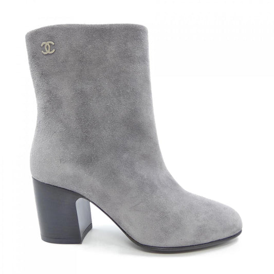 Chanel G32213X48015 Suede Calfskin Boots