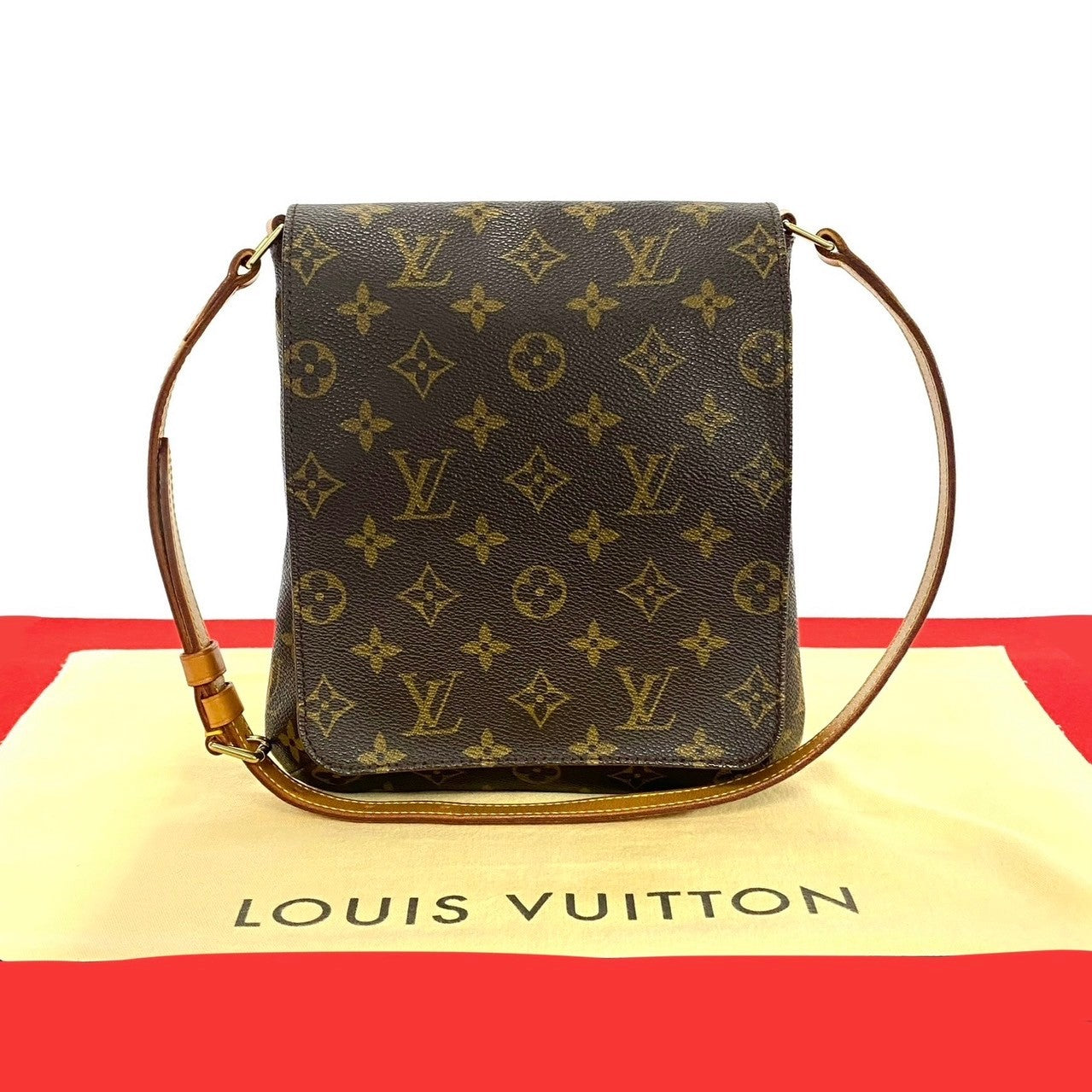 Louis Vuitton M51258 PVC M tte Salsa Monogram Leather Brown Shoulder Bag