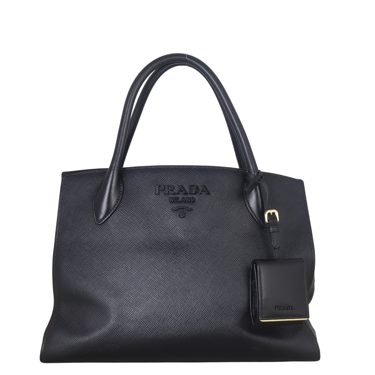 Prada Saffiano Cuir Monochrome Bag Small Travel Bag