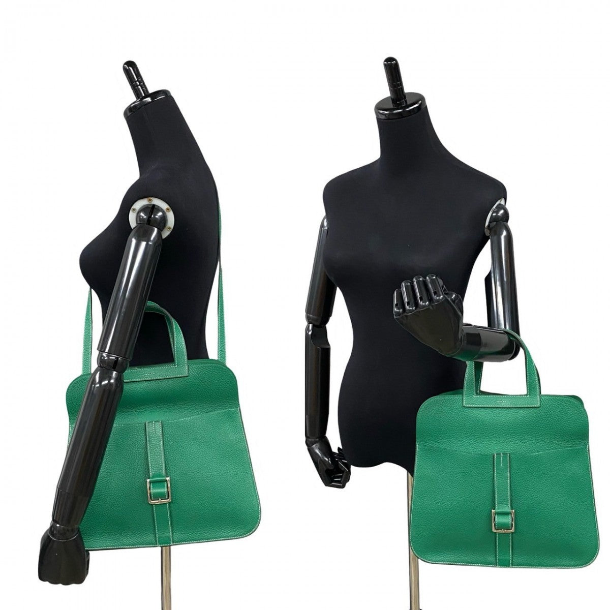 Shoulder Bag Taurillon Clemence Arzan Women Green