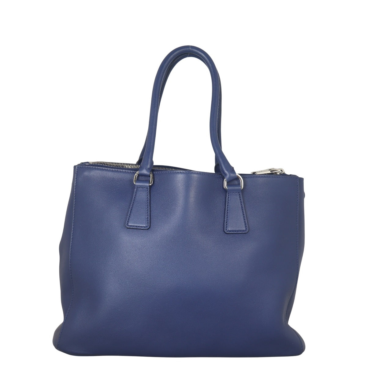 Prada Soft Calf Galleria Double Zip Tote Handbag Large Tote Bag