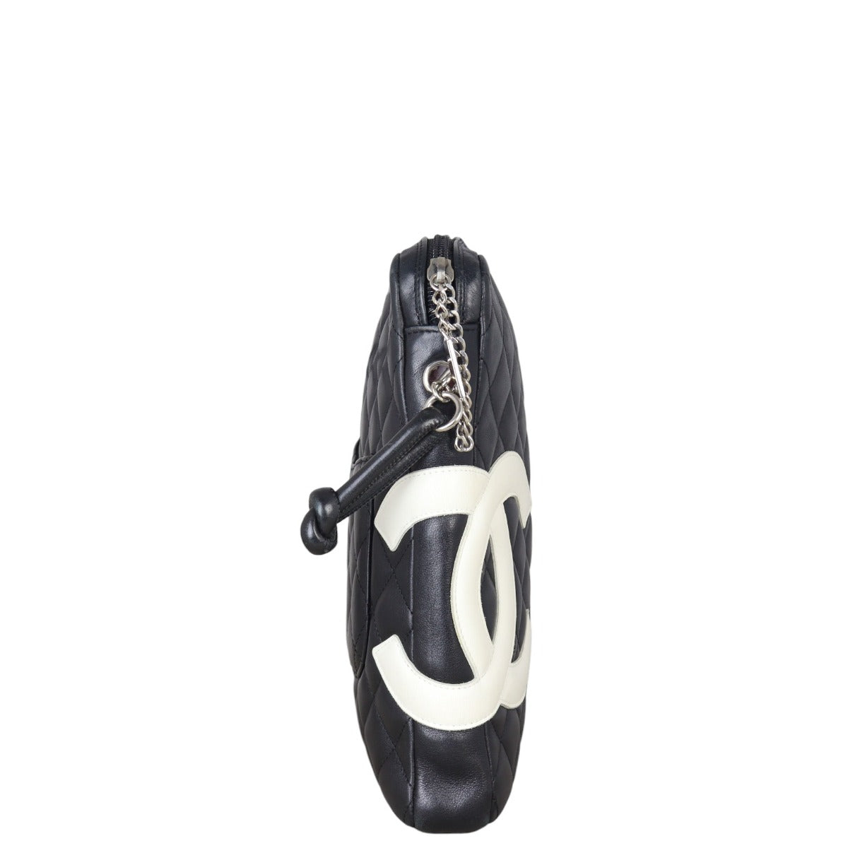 Chanel Cambon Ligne Messenger Quilted Black Crossbody Bag