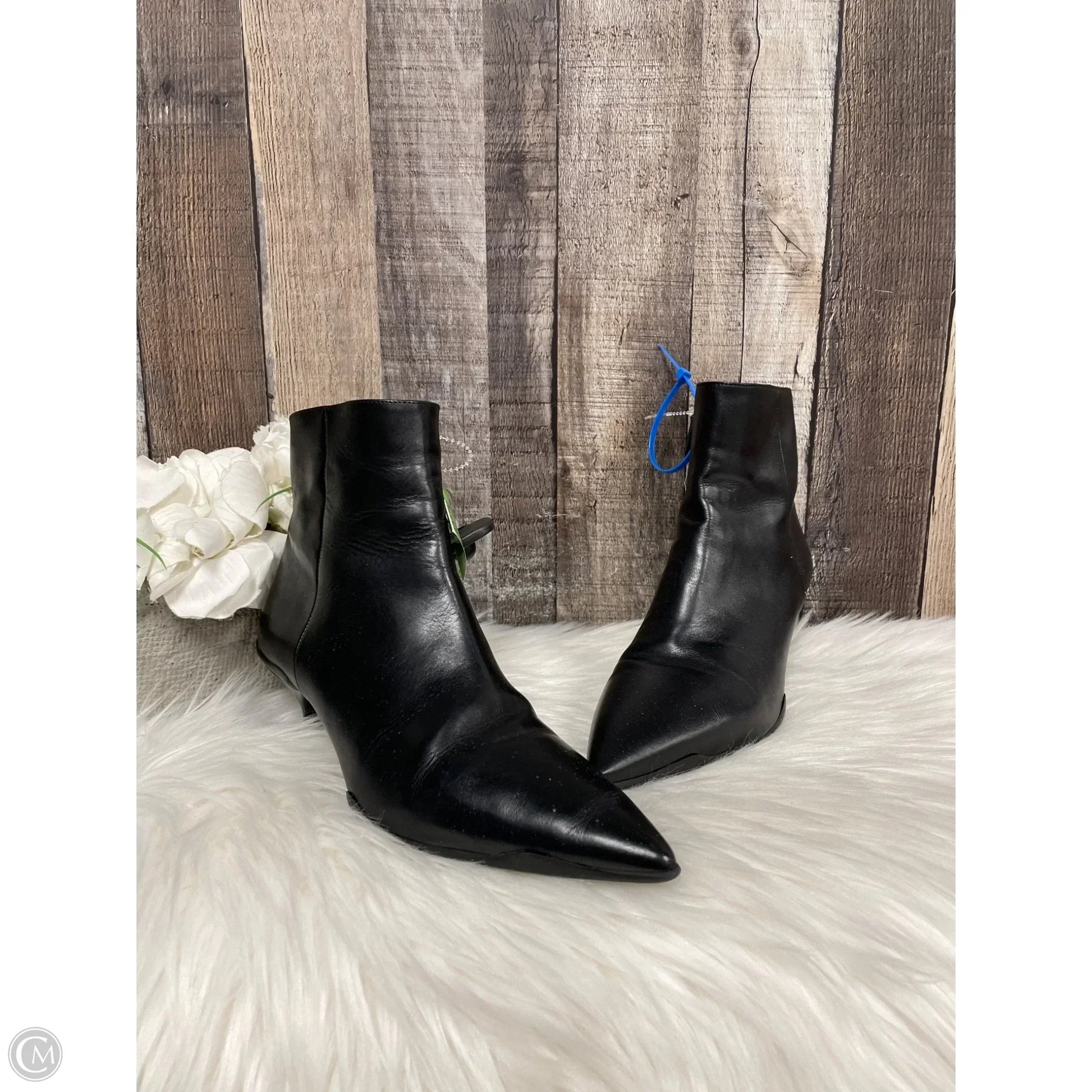 Prada Shoe Boots Luxury Designer By In Black Shoes Size 6 5