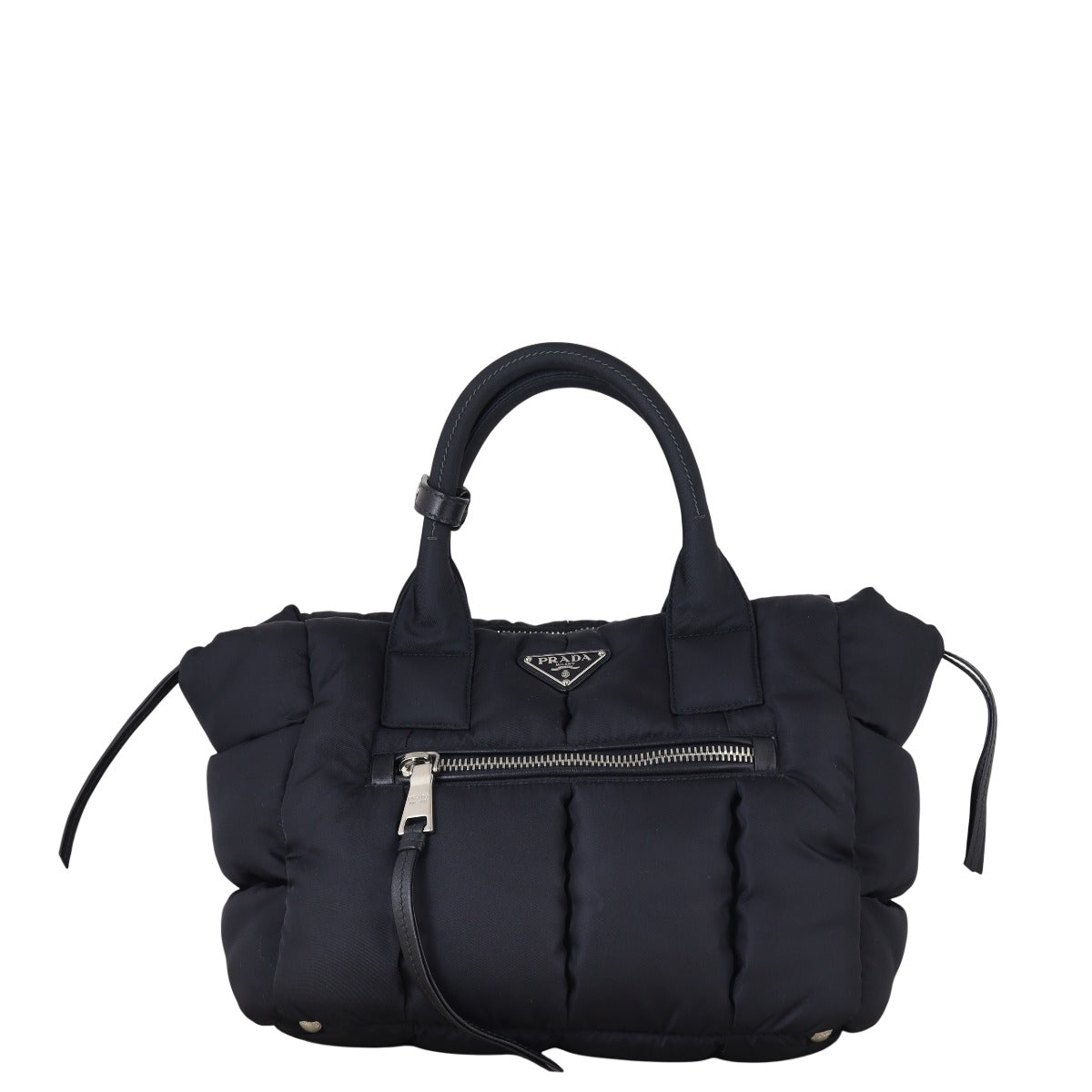 Prada Tessuto Bomber Tote Handbag Nylon Medium Tote Bag