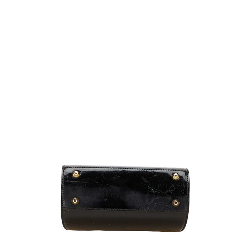 Dior 2Way Bag Leather Patent Travel Bag