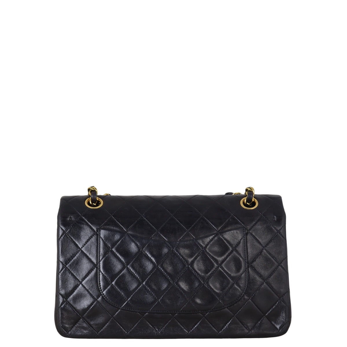 Chanel Classic Double Flap Handbag Quilted Black Shoulder Bag 1 15082025