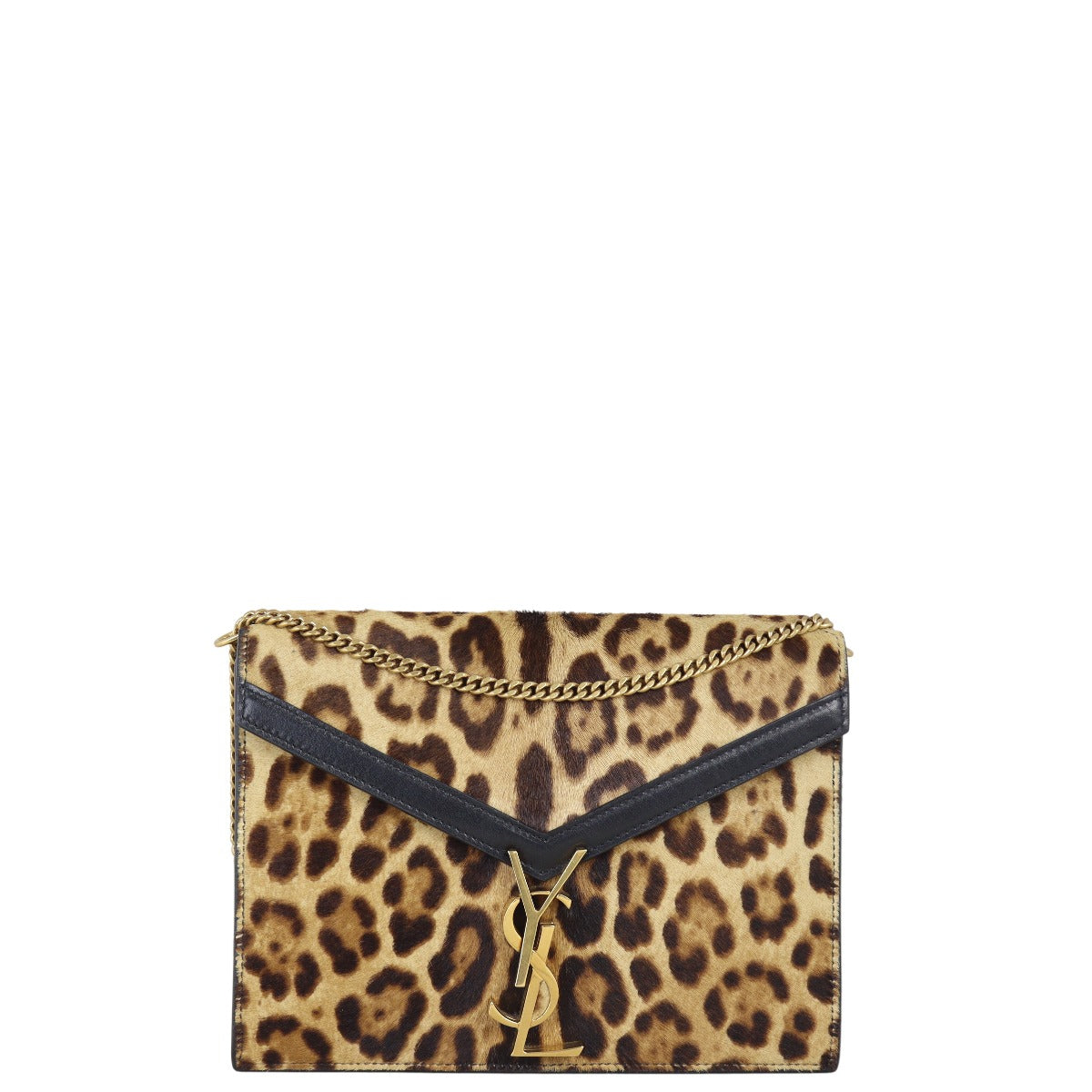 YSL Saint Laurent Cassandra Bag Leopard Crossbody Bag