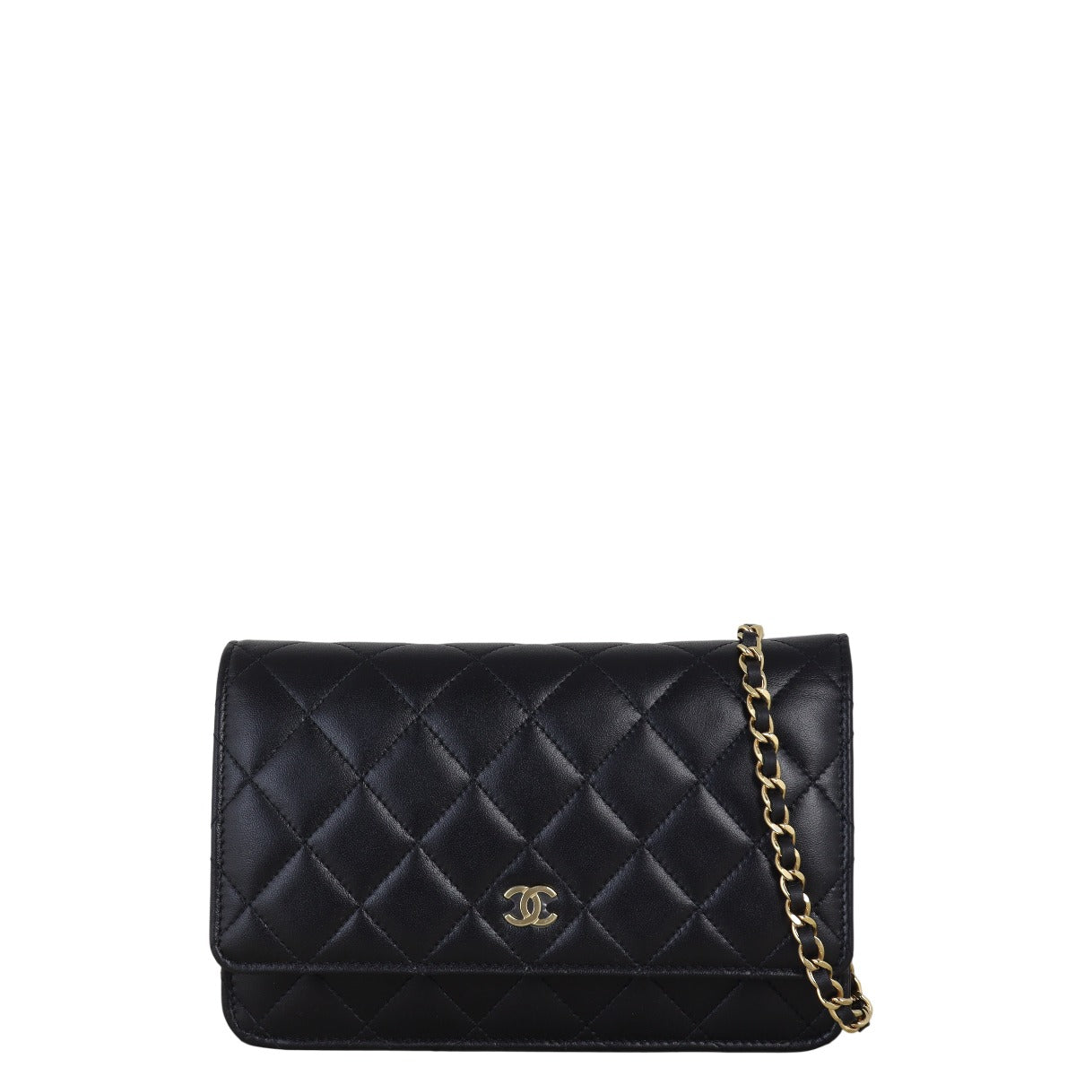 Chanel Classic Wallet on Handbag Quilted Black Crossbody Bag Chain 20082025