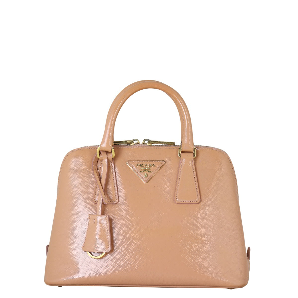 Prada Saffiano Lux Dome Handbag Small Travel Bag