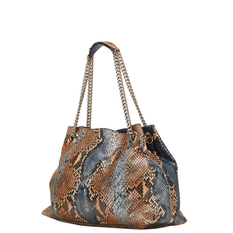 Gucci Soho Interlocking Python Shoulder Bag