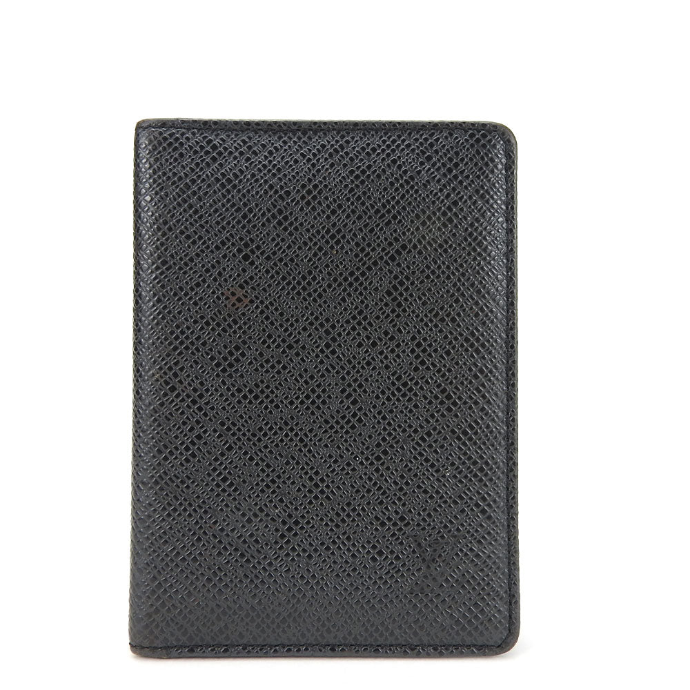 Louis Vuitton Taiga Black Wallet Case
