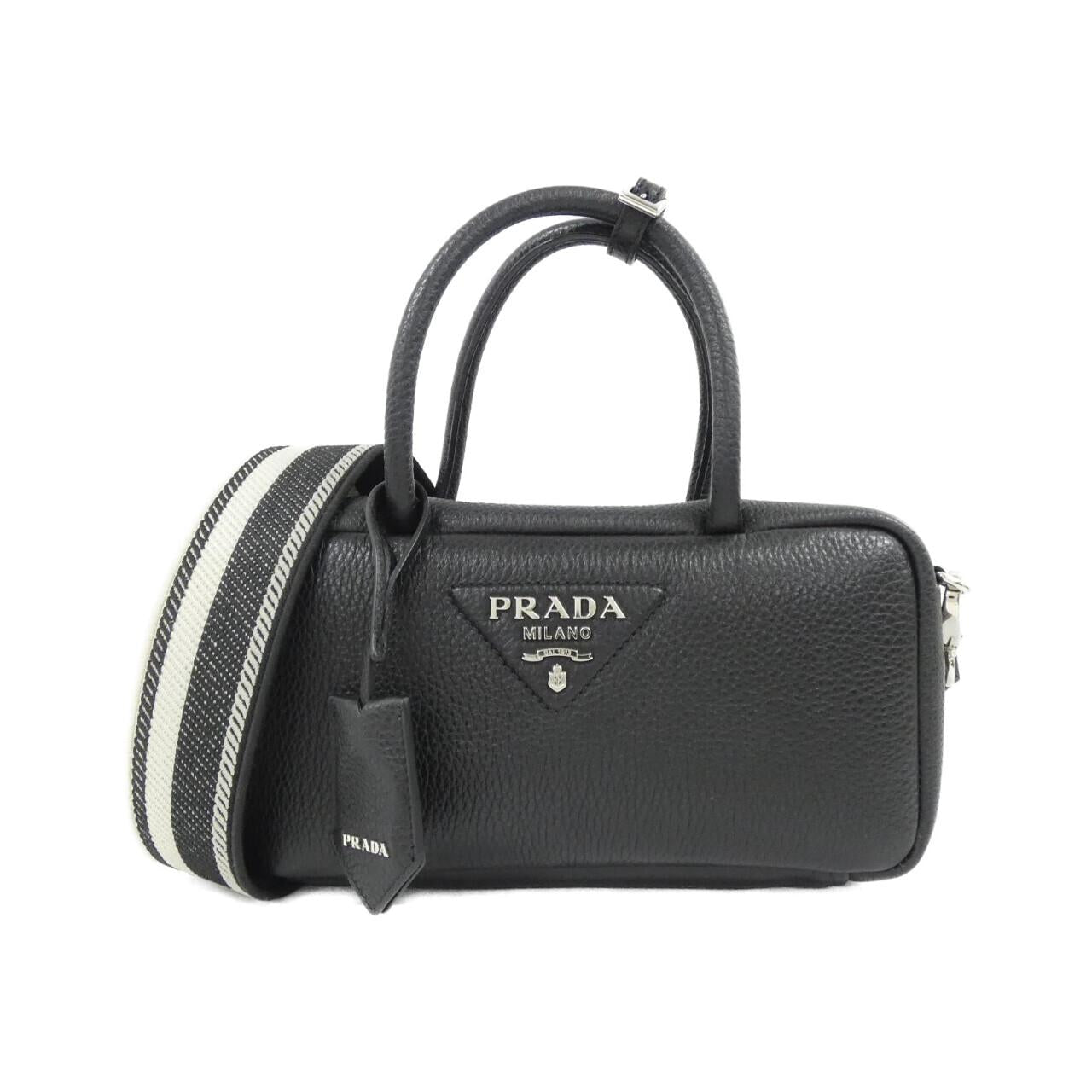 Prada 1Bb102 Vit Daino Soft Shoulder Bag