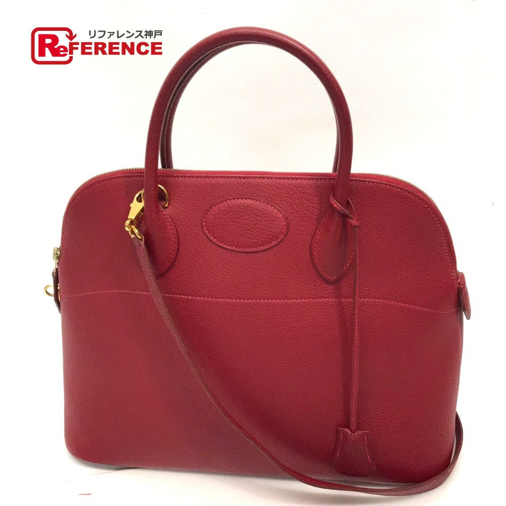 Hermes Handbag Fjord Bored Women Metal Gold Travel Bag
