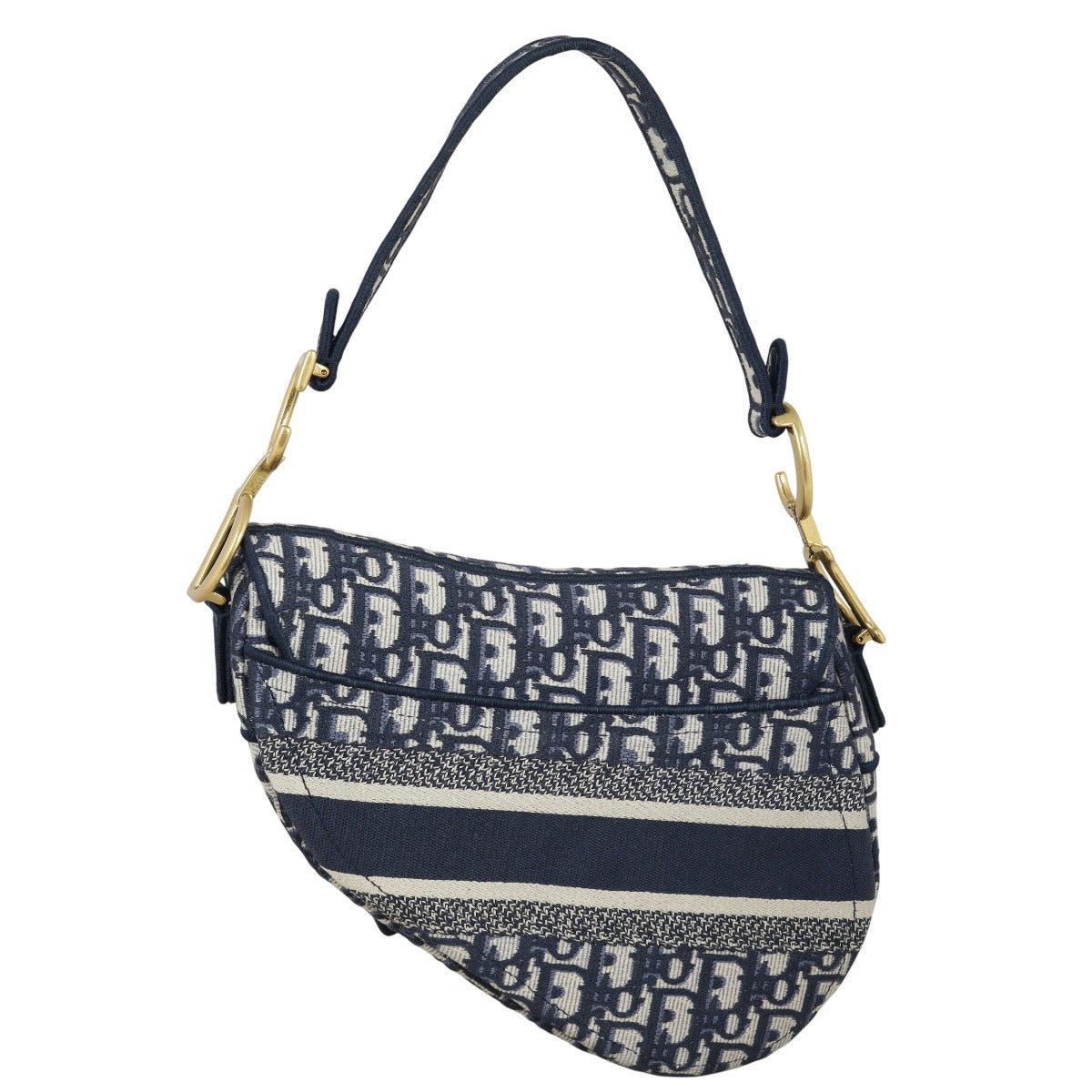 Dior Saddle Bag Oblique Embroidery Travel Bag