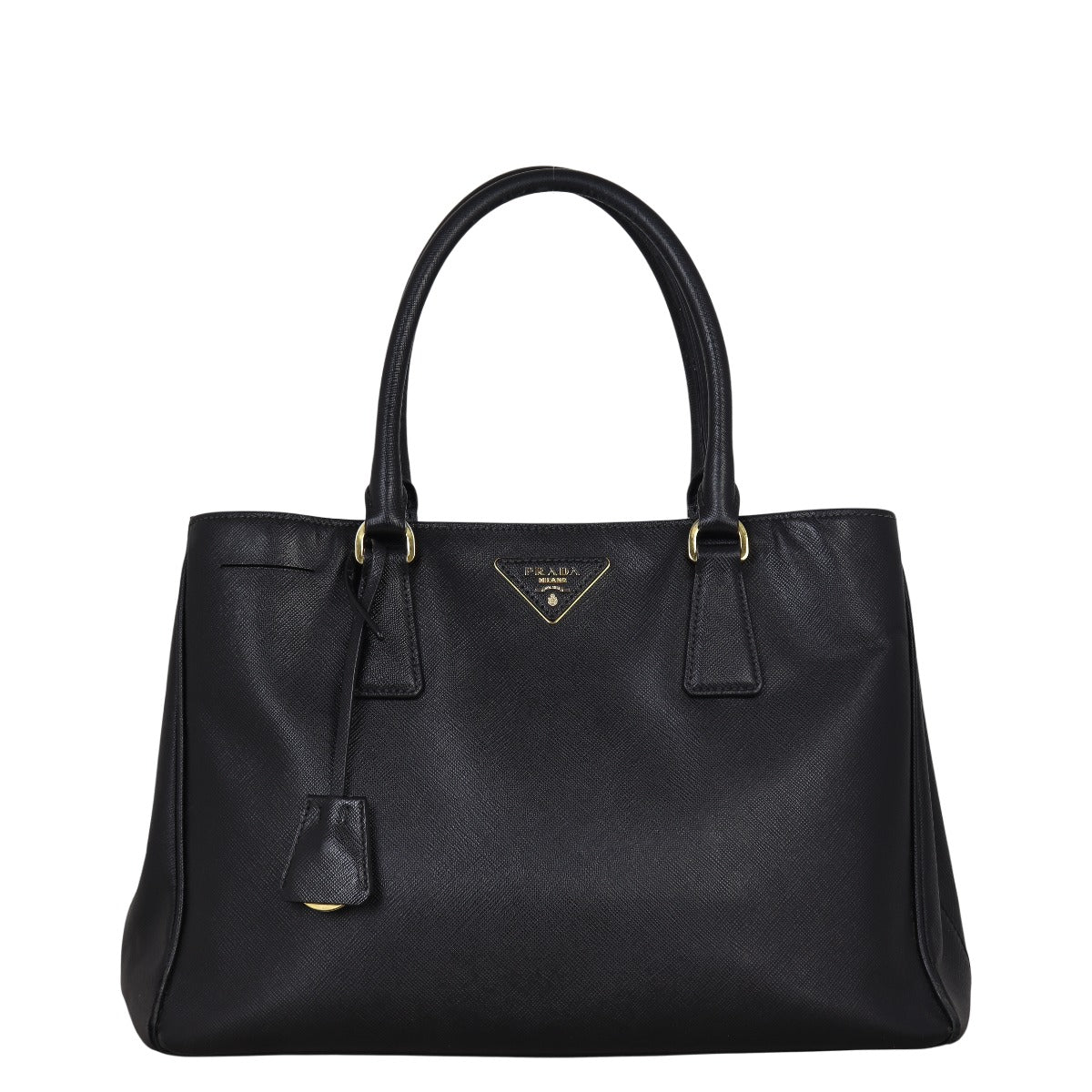 Prada Tote Bag Lux Tote Saffiano Black Medium