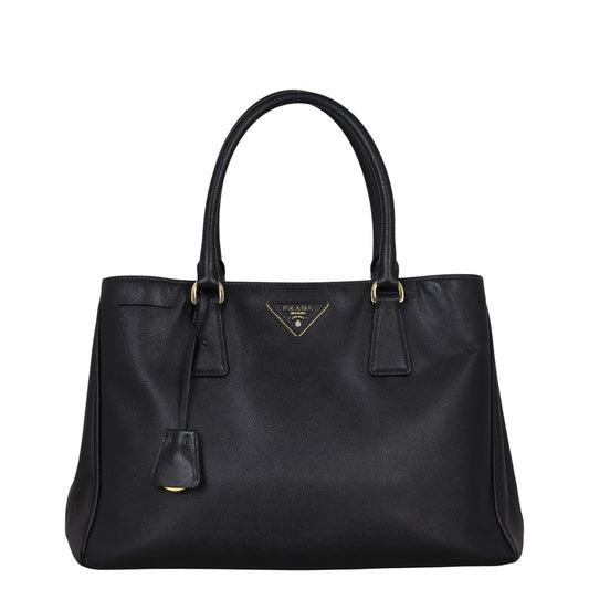 Prada Tote Bag Lux Tote Saffiano Black Medium