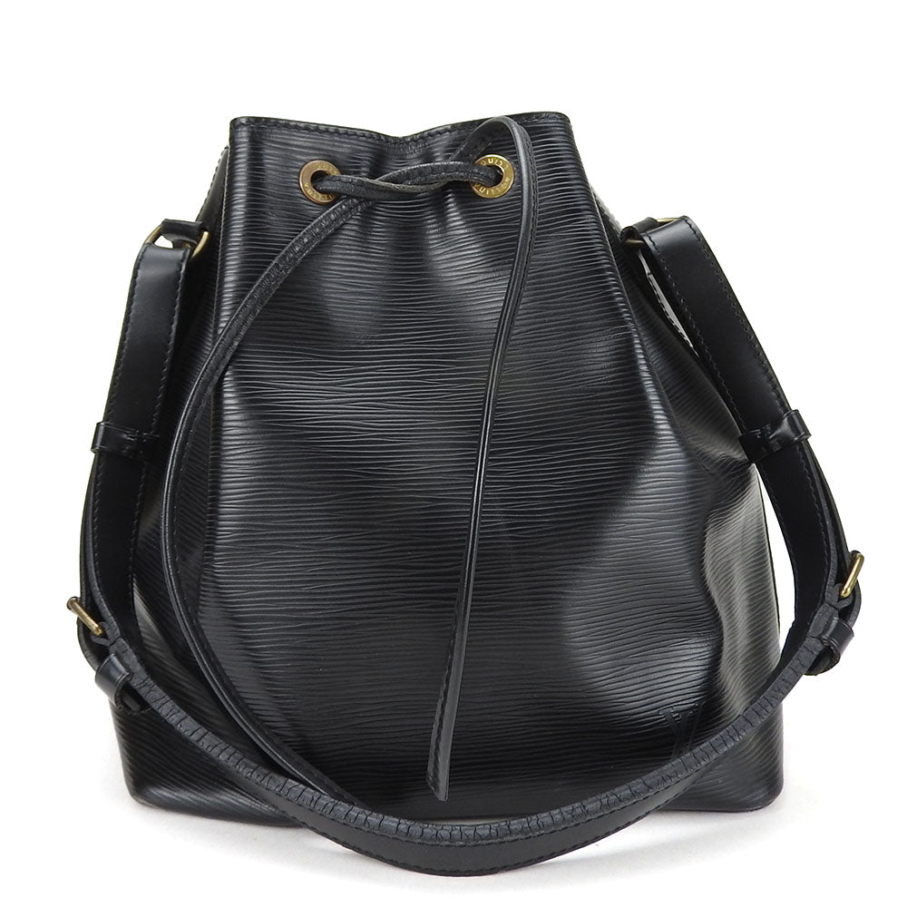 Louis Vuitton M59012 Epi Noir Petit Noe Leather Shoulder Bag