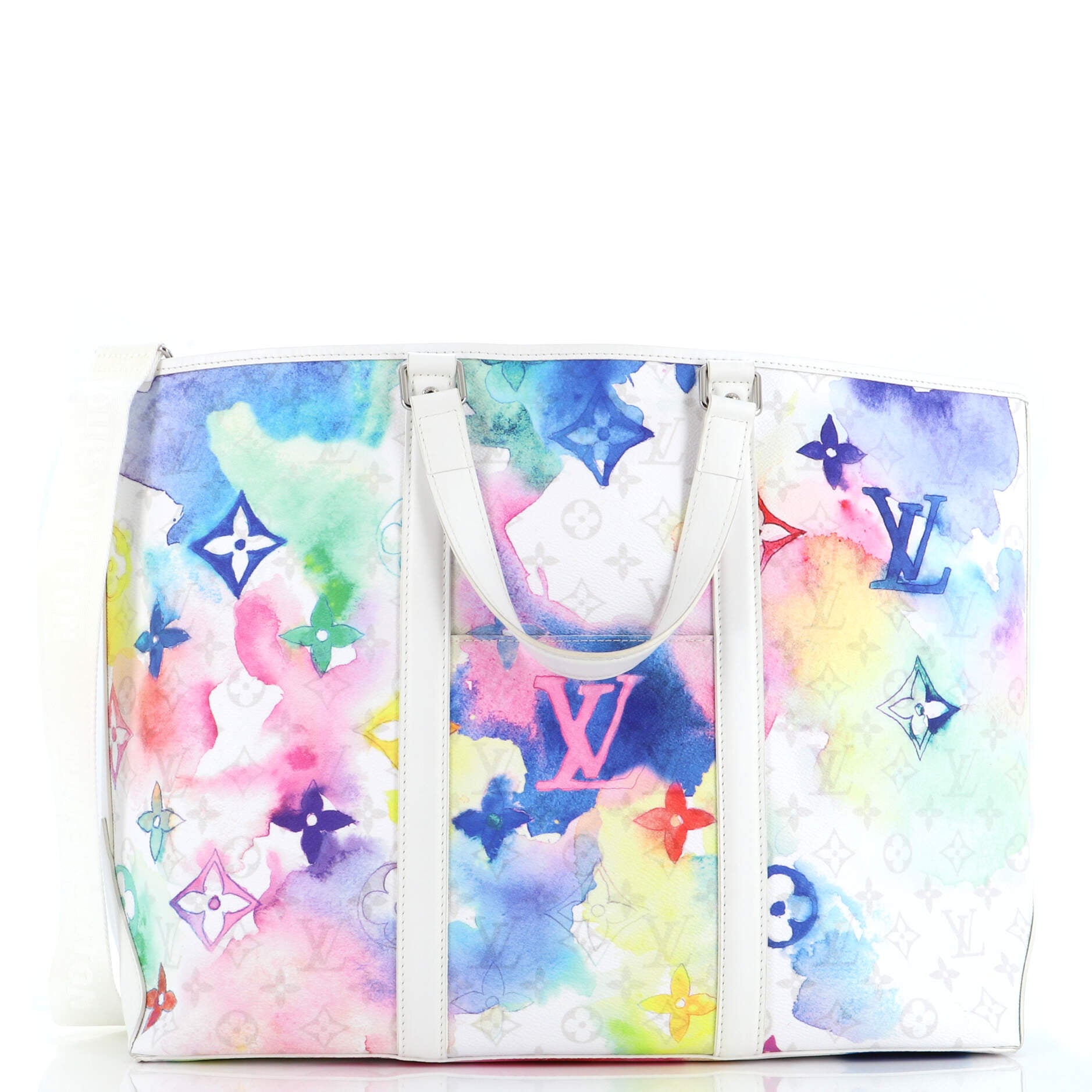 Louis Vuitton New Tote Limited Edition Watercolor Gm Canvas Monogram Tote Bag