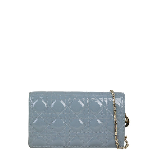 Dior Crossbody Bag Lady Cannage Pouch 10 Patent Mini Small Shoulder Bag