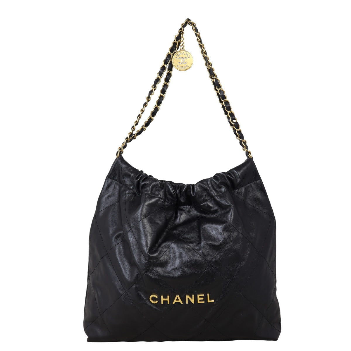 Chanel 22 Hobo Black Medium Shoulder Bag