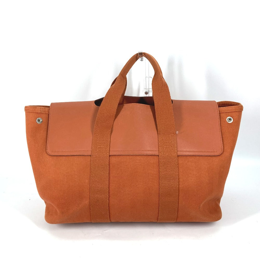 Tote Bag Orange Bag Handbag Valparaiso Mm Leather Canvas