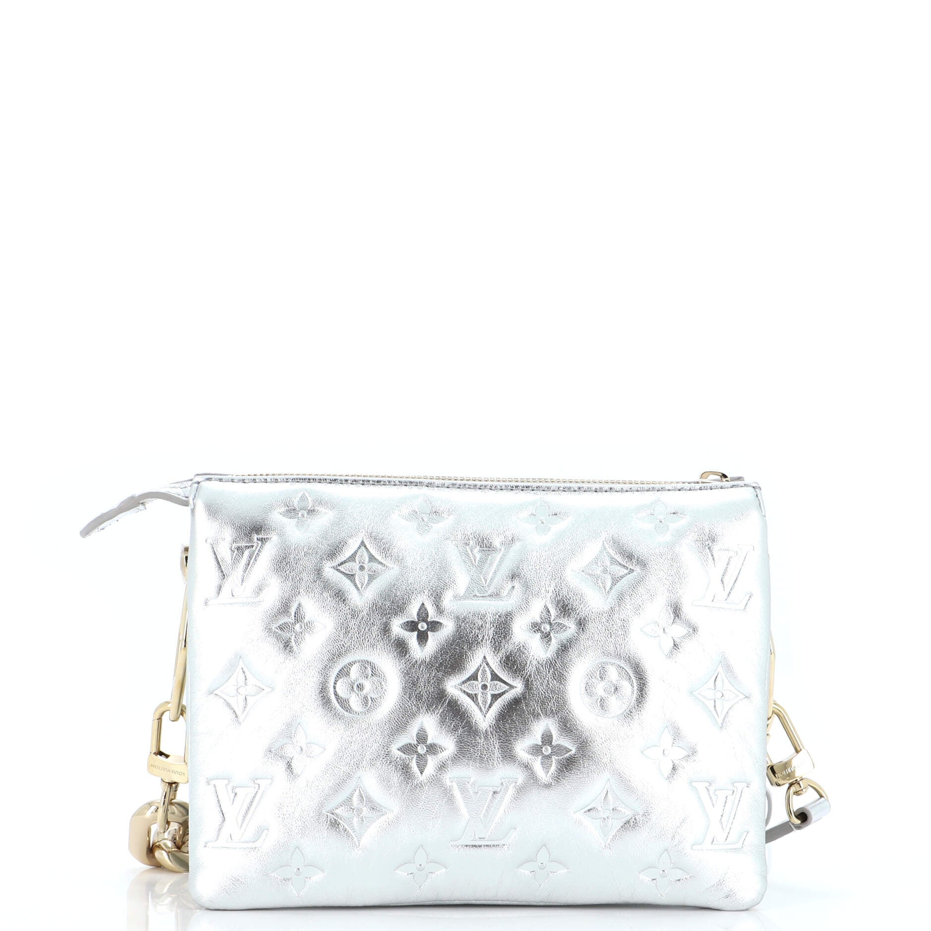 Louis Vuitton LV Coussin Bag Sequins And Embossed Lambskin Monogram Shoulder Bag