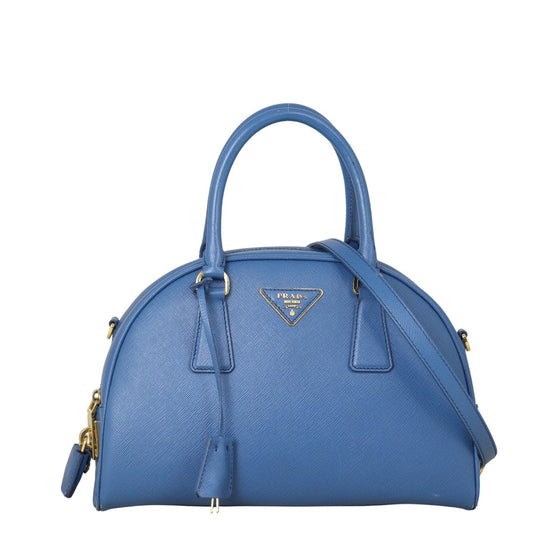 Prada Saffiano Lux Bowling Bag Small Travel Bag