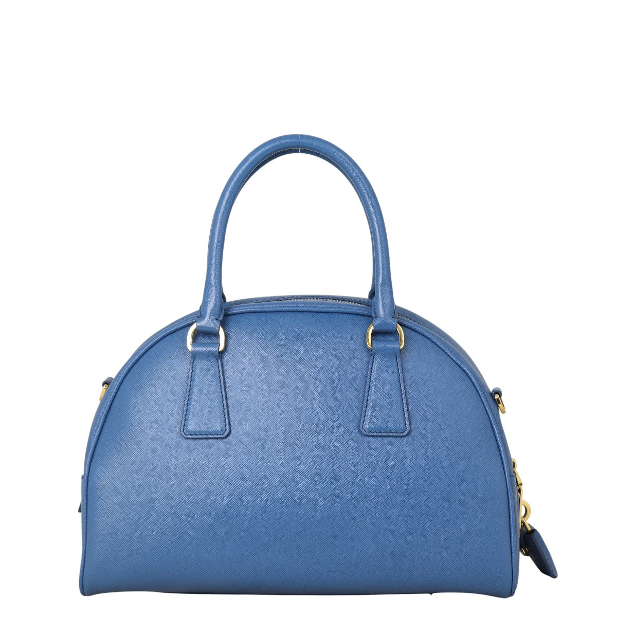 Prada Saffiano Lux Bowling Bag Small Travel Bag