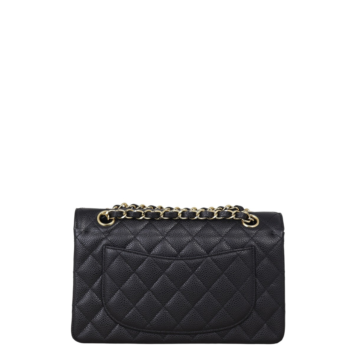 Chanel Classic Double Flap Caviar Handbag Quilted Black Crossbody Bag Small 19092025