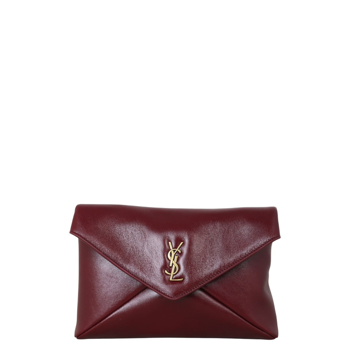 YSL Saint Laurent Cassandre Pouch With Crossbody Bag Chain
