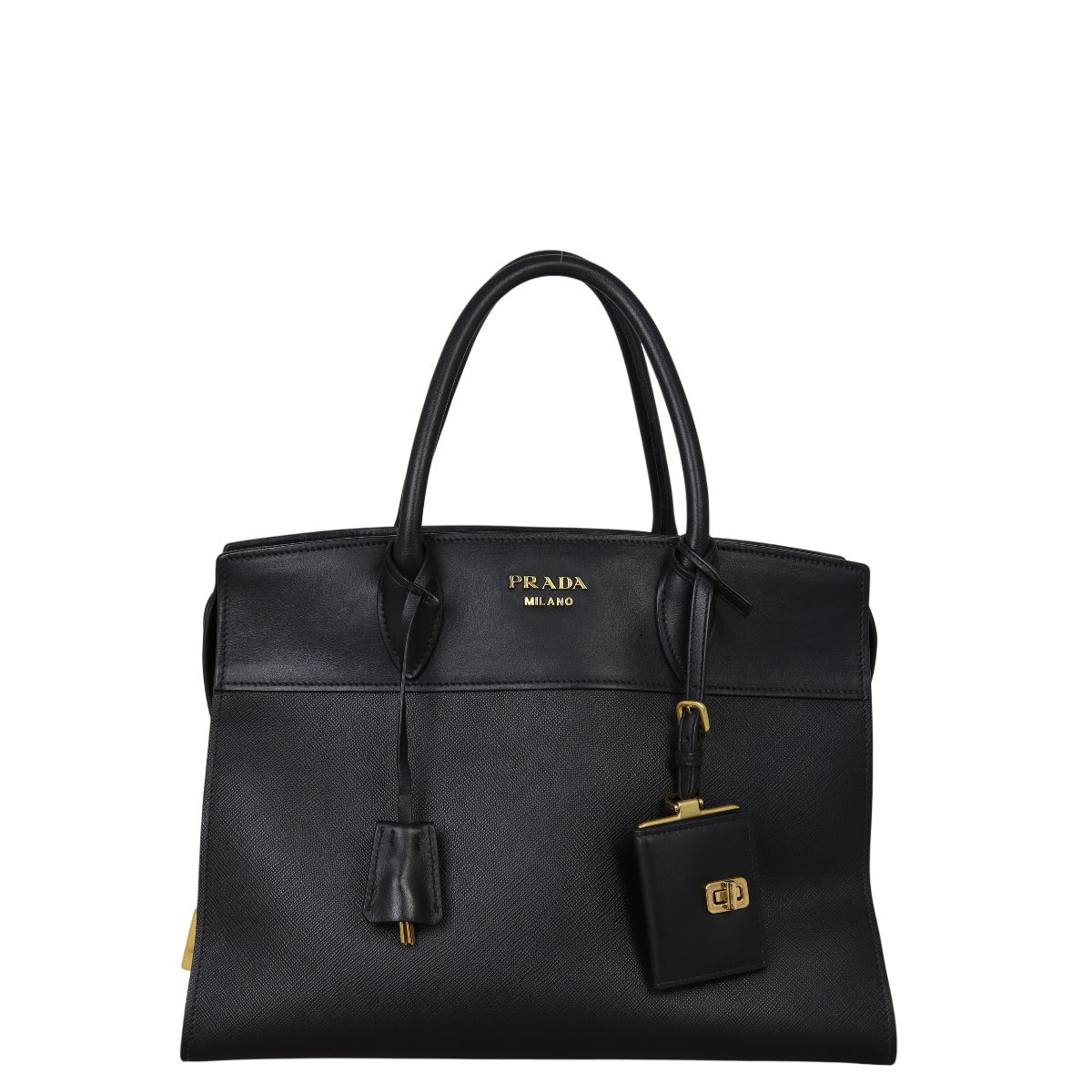 Prada Saffiano City Calf Esplanade Handbag Travel Bag