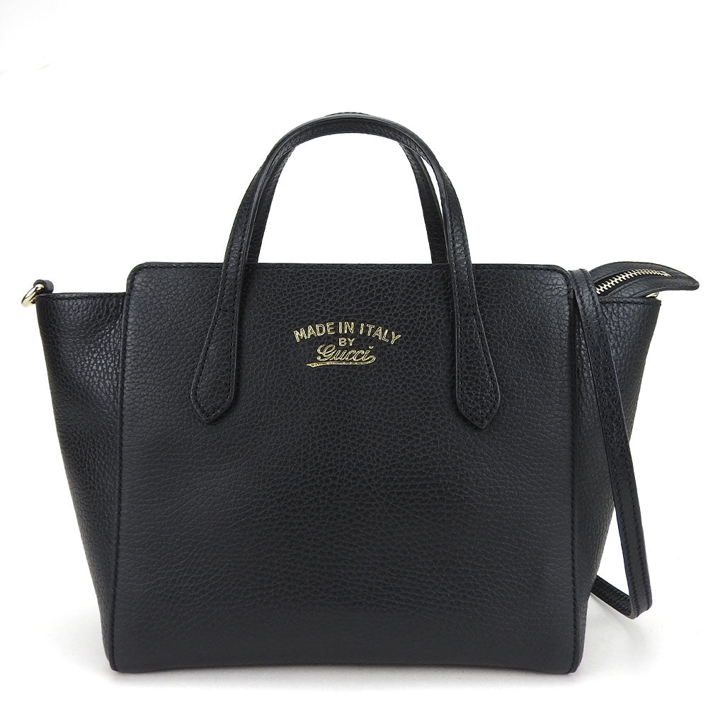 Gucci Swing 2Way Bag Leather Small Travel Bag