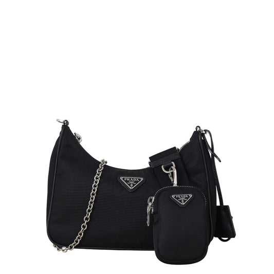 Prada Crossbody Bag Re-Edition Tessuto Shoulder Bag 11 Nylon Black