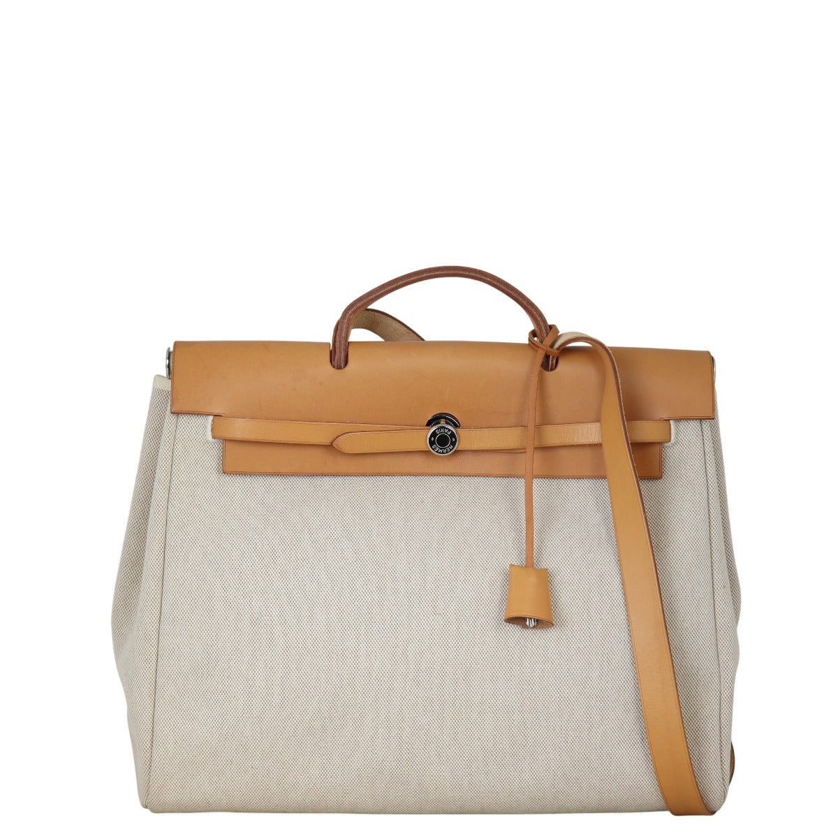 Hermes Herbag Toile Crossbody Bag