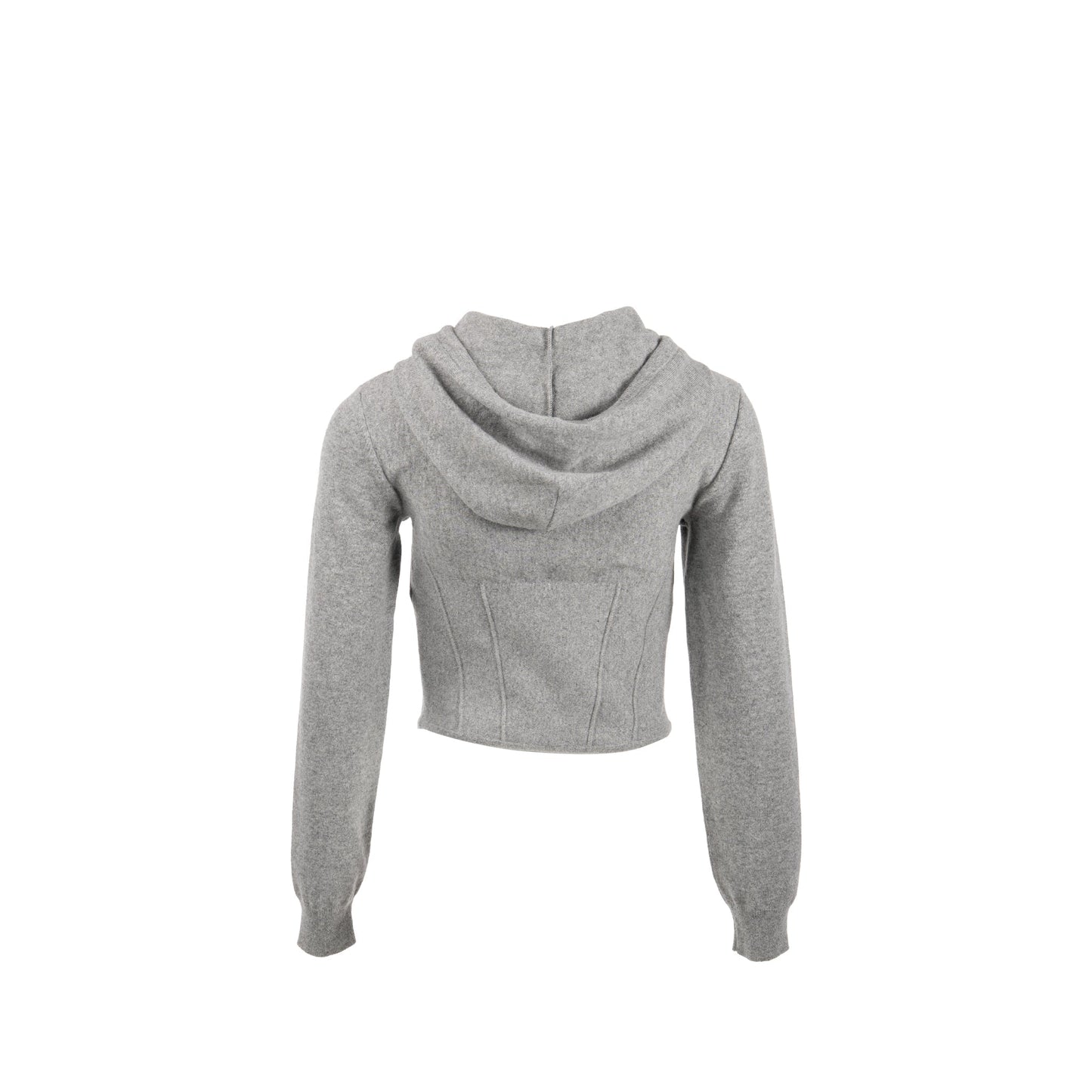 Celine Size S Cropped Hooded Sweater Cashmere Grey Travel Bag