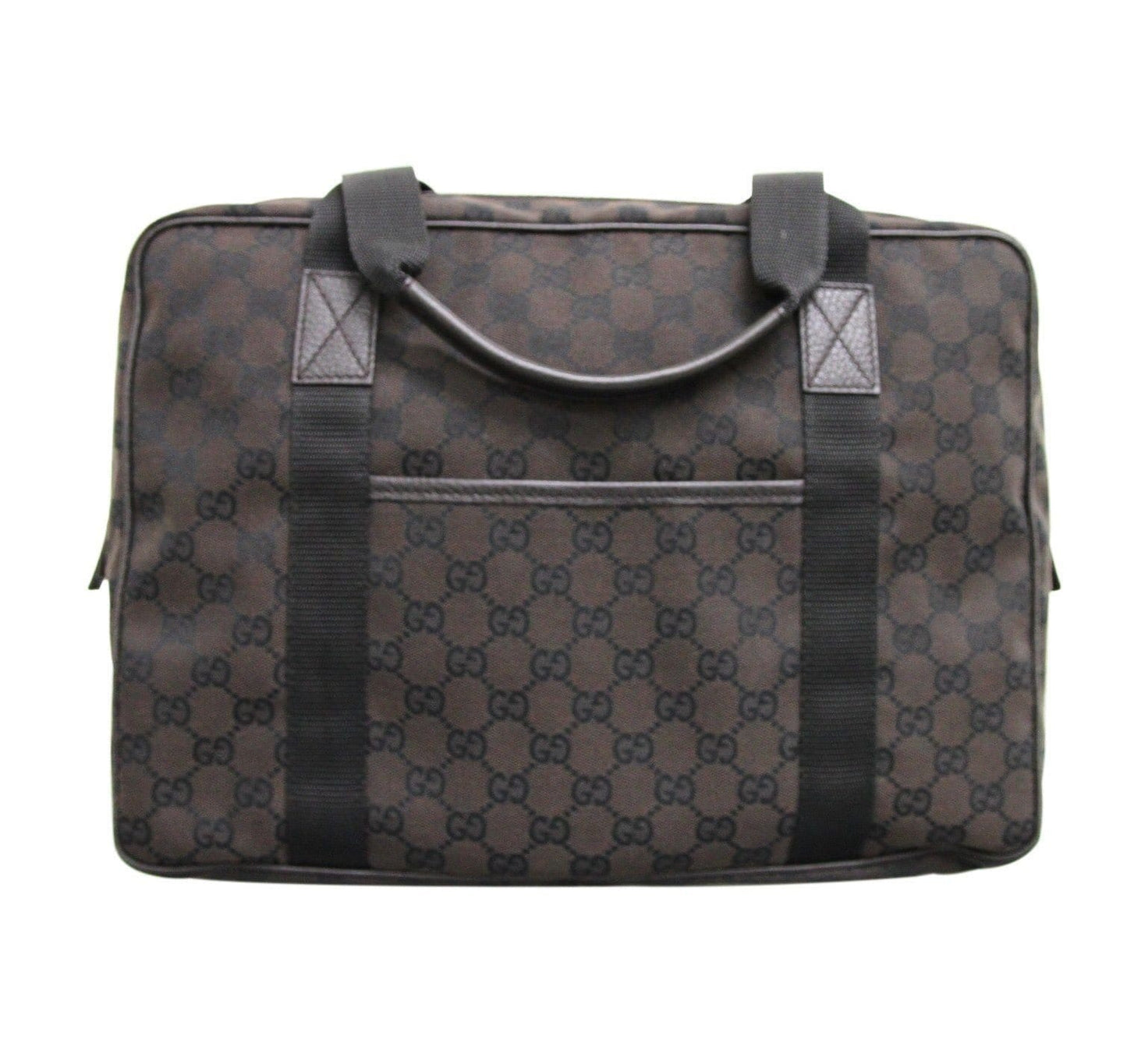 Gucci Unisex Shoulder Laptop Bag Tote Handbag Final Canvas Brown Shoulder Bag