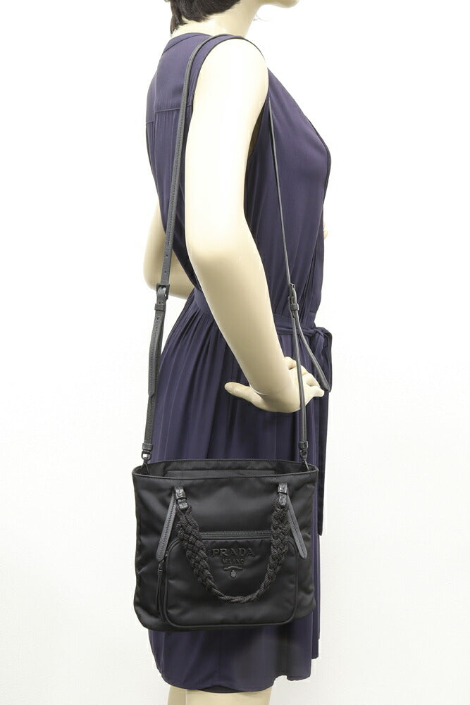Prada Tessuto Passamano 2Way Bag 1Ba207 Nylon Travel Bag